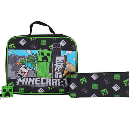 Minecraft Adventure Mode Youth Backpack 5-Piece Set