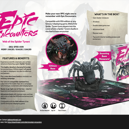 Epic Encounters: Web of the Spider Tyrant