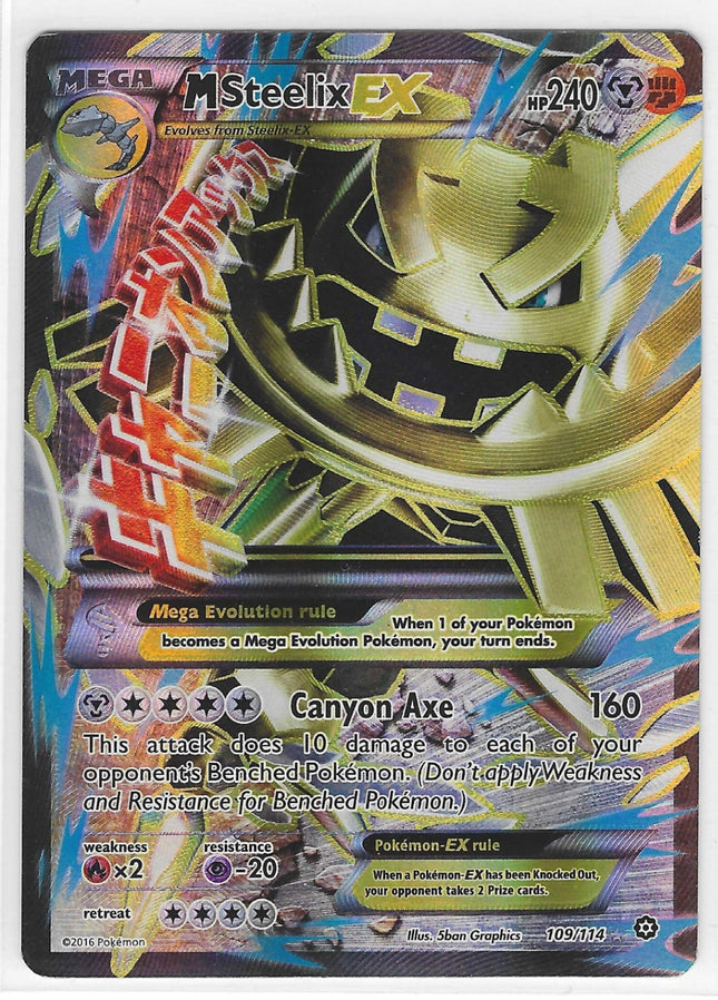 M Steelix EX (Full Art) Ultra Rare XY - Steam Siege 109/114 LP