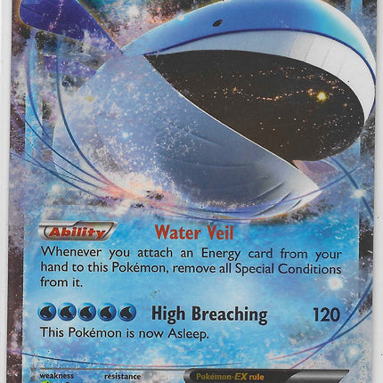 Wailord EX Ultra Rare XY - Primal Clash 38/160 NM