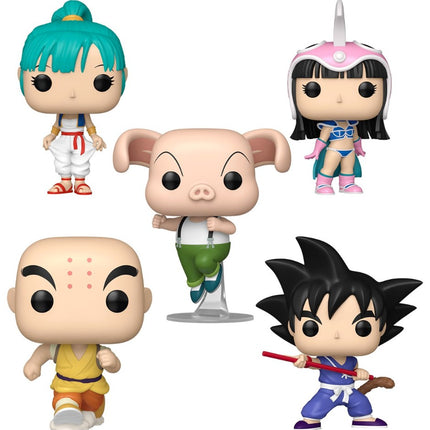 Dragon Ball Funko Pop! Vinyl Figure Wave 2 (Goku, Oolong, Krillin, ChiChi and Bulma)