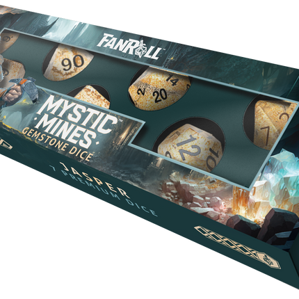 Mystic Mines Gemstone Poly Dice Sets: UPGRADED PACKAGING