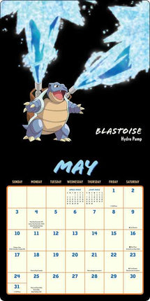 Pokémon Moves 2026 Wall Calendar by Pokémon