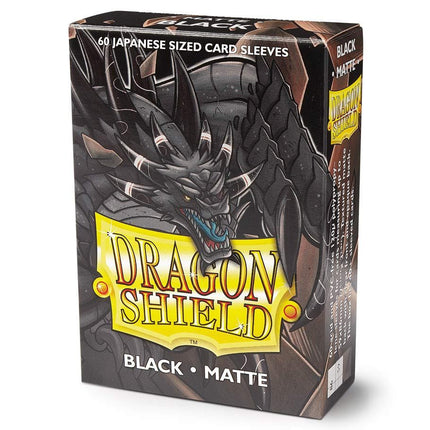 Dragon Shield Deck Protector: Japanese: Matte: Black (60)