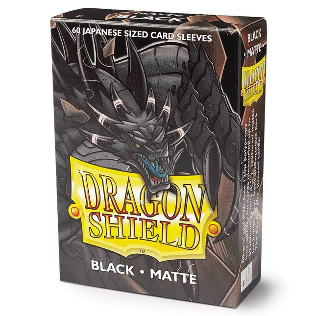 Dragon Shield Deck Protector: Japanese: Matte: Black (60)
