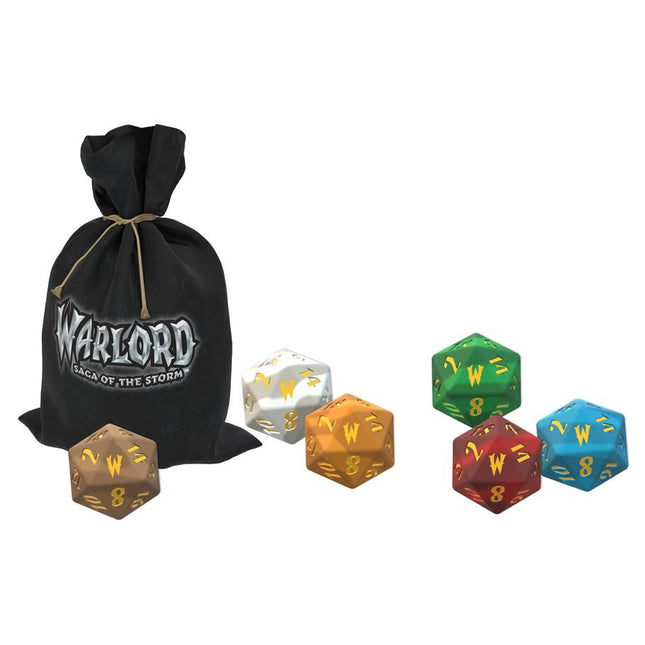Warlord: Saga of the Storm: Into the Accordlands: Dice Set & Bag