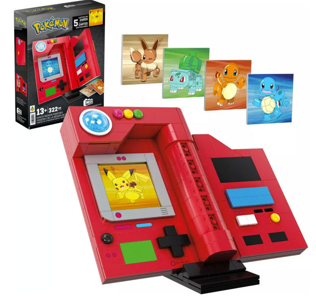 MEGA Pokémon Kanto Region Pokédex Building Kit (322Pieces) for Collectors