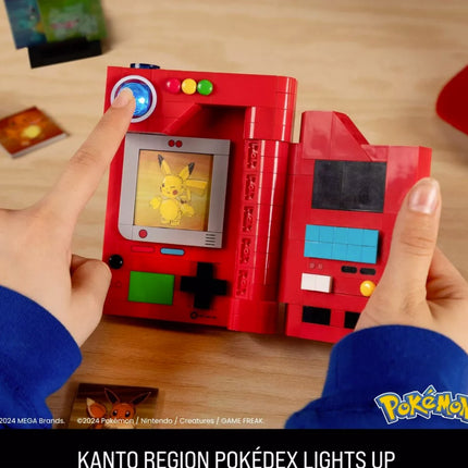 MEGA Pokémon Kanto Region Pokédex Building Kit (322Pieces) for Collectors