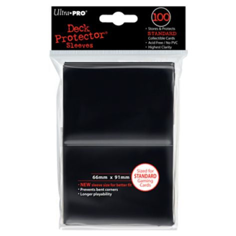 Ultra Pro Deck Protector: PRO: Gloss Black (100)