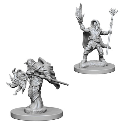 D&D: Nolzur's Marvelous Minis: Elf Male Wizard W2 (Unpainted)