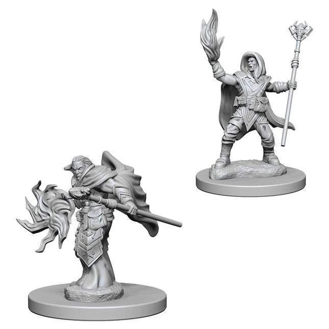 D&D: Nolzur's Marvelous Minis: Elf Male Wizard W2 (Unpainted)