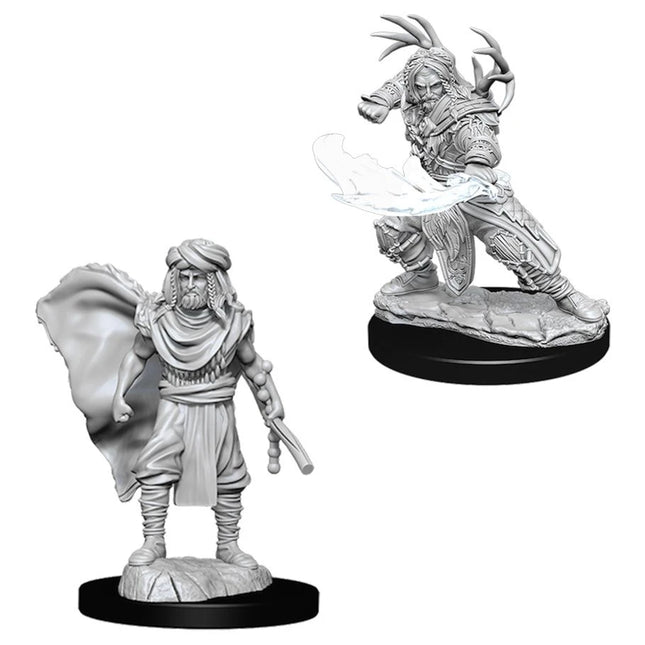 D&D: Nolzur's Marvelous Minis: Male Human Druid W6 (Unpainted)