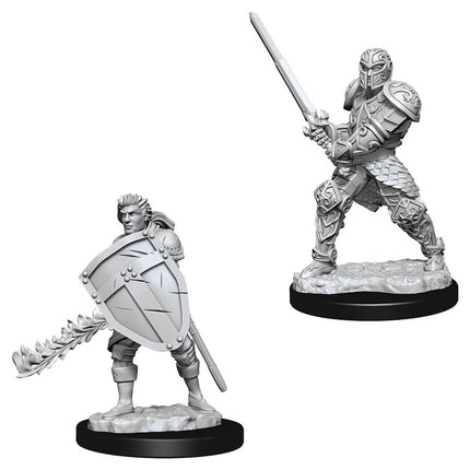 D&D: Nolzur's Marvelous Minis: Male Human Fighter W8 (Unpainted)