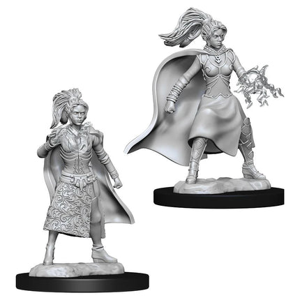 D&D: Nolzur's Marvelous Minis: Female Human Sorcerer W10 (Unpainted)