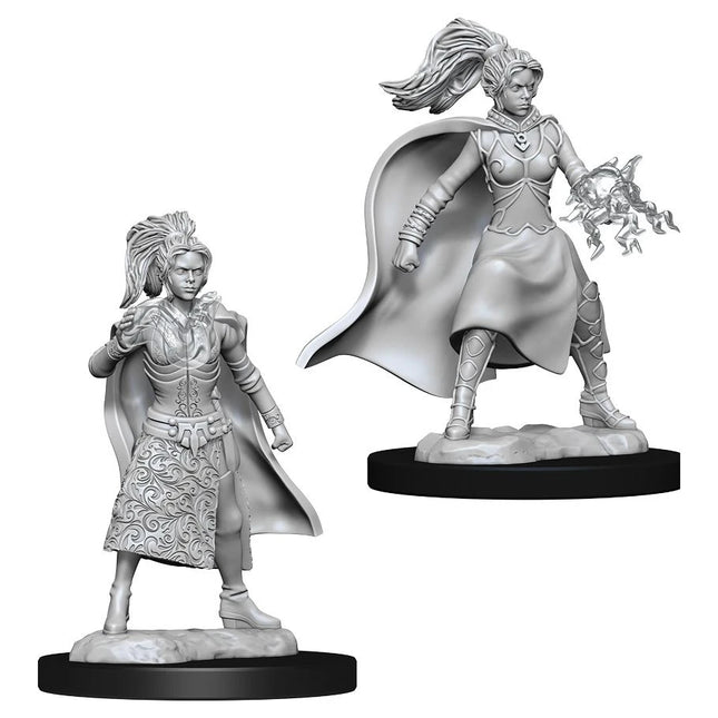 D&D: Nolzur's Marvelous Minis: Female Human Sorcerer W10 (Unpainted)