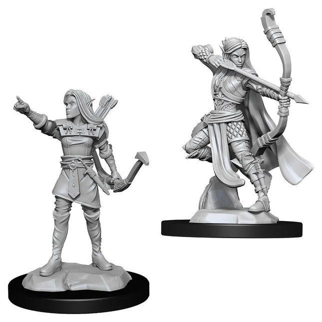 D&D: Nolzur's Marvelous Minis: Elf Ranger Female W13 (Unpainted)