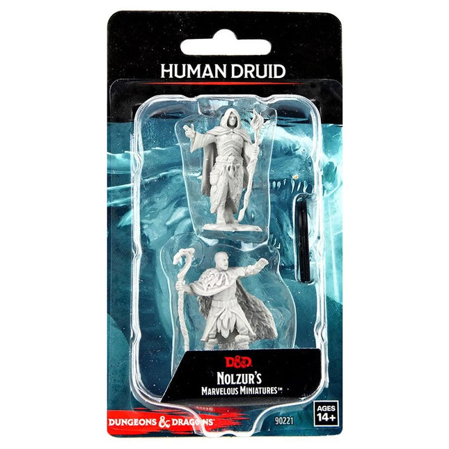D&D: Nolzur's Marvelous Minis: Human Druid Male Wave 14 (Unpainted)
